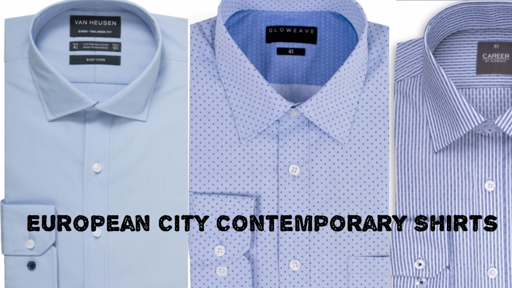 European, City, Contemporary Shirts