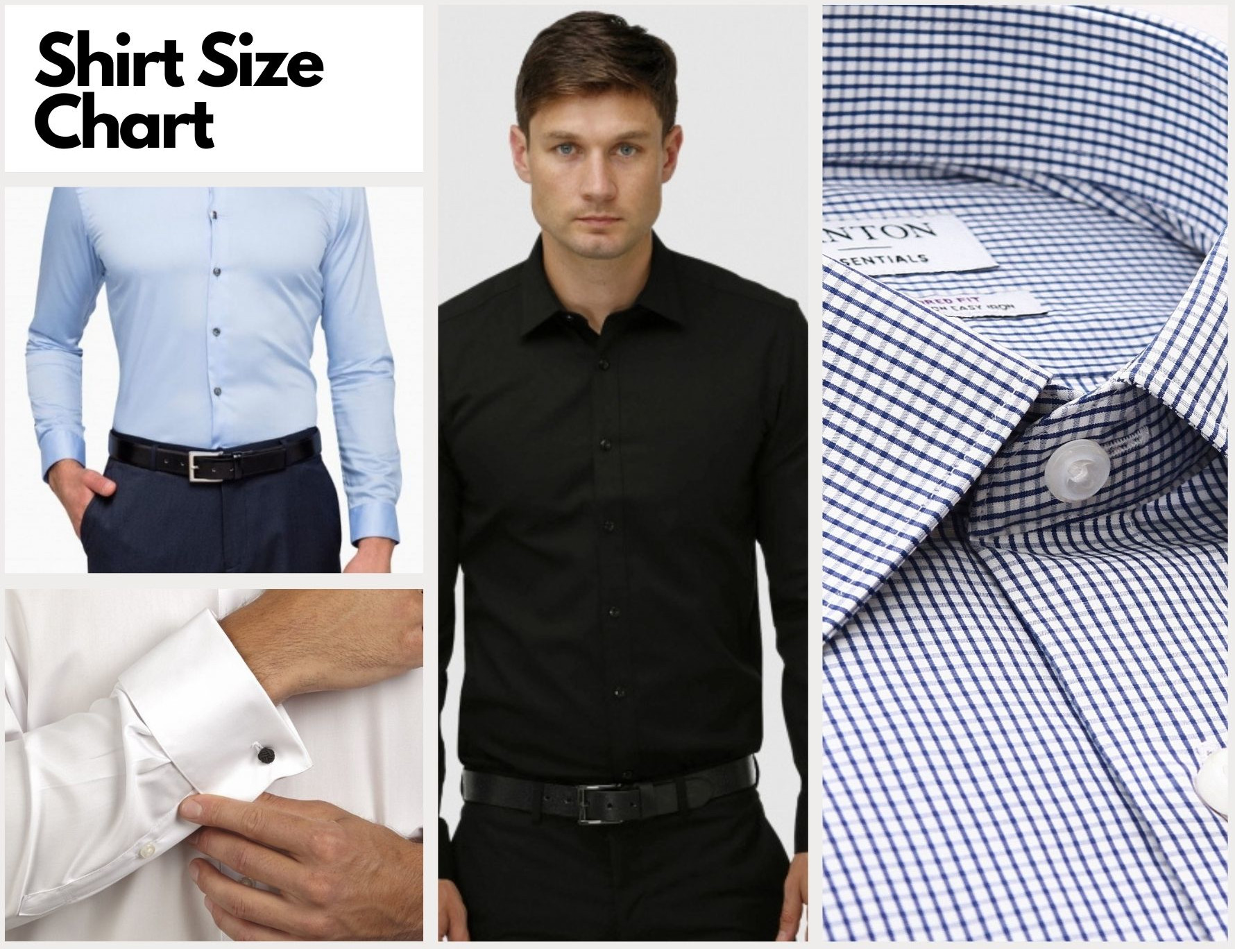 Mens Shirt Size Guide | Gloweave Mens Shirts Size Chart