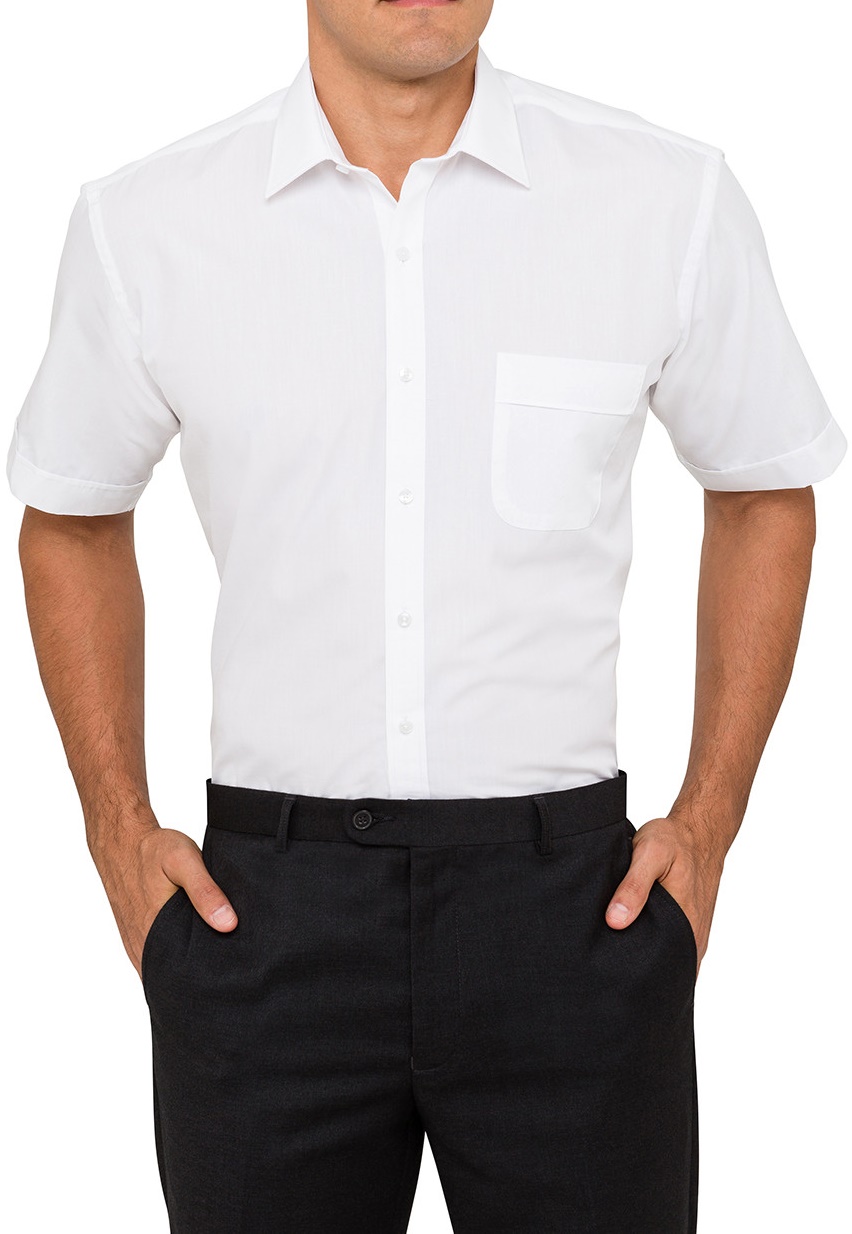 White Shirt Short Sleeve Business Shirt Van Heusen Save up to 25%