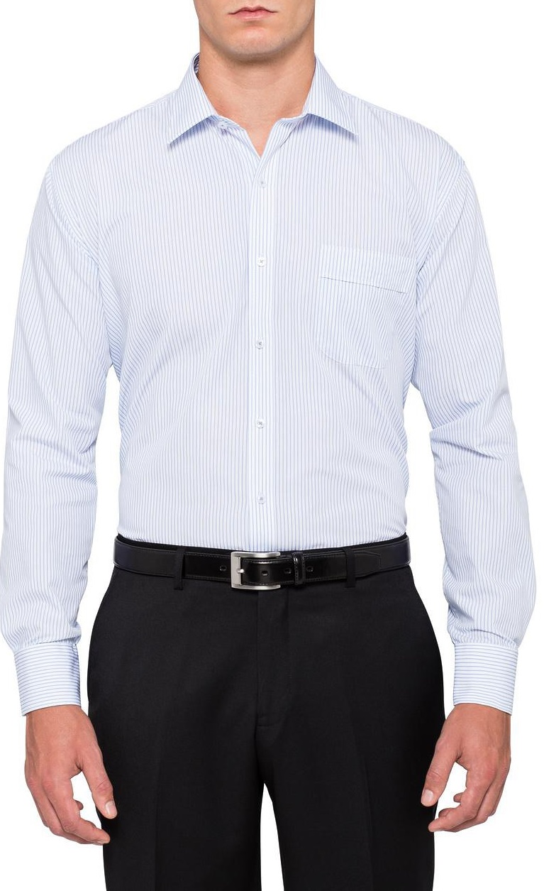 Van Heusen Shirts Blue and White Stripe Van Heusen Shirts Online