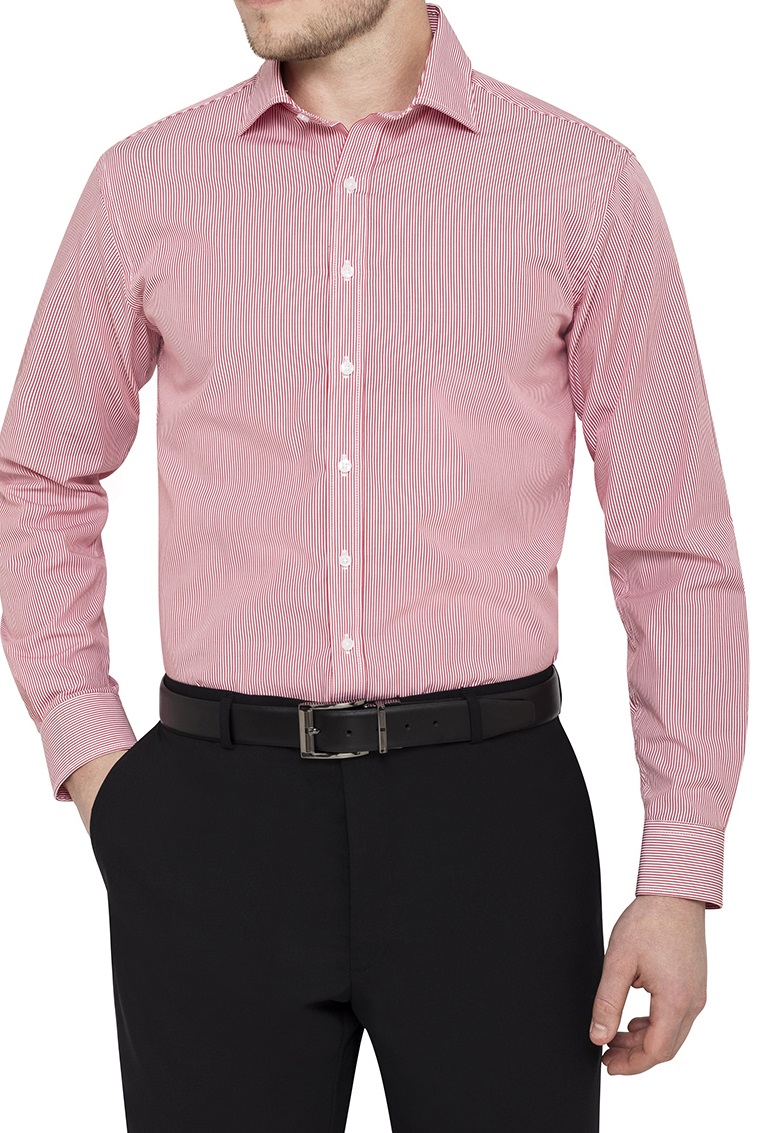 Van Heusen shirts 100 Premium Cotton Euro Fit fine stripe shirt