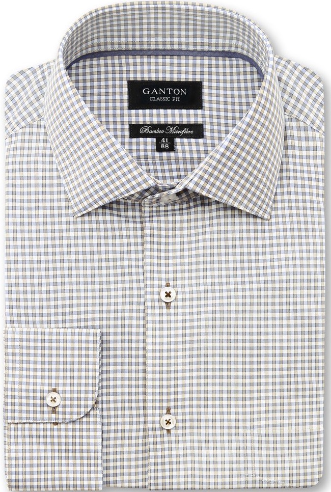 Ganton Business Shirts in Bamboo and Microfibre Classic Fit Shirt
