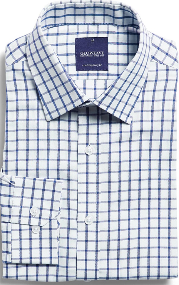 Gloweave Business Shirt Easy Care Window Pane Shirt Online