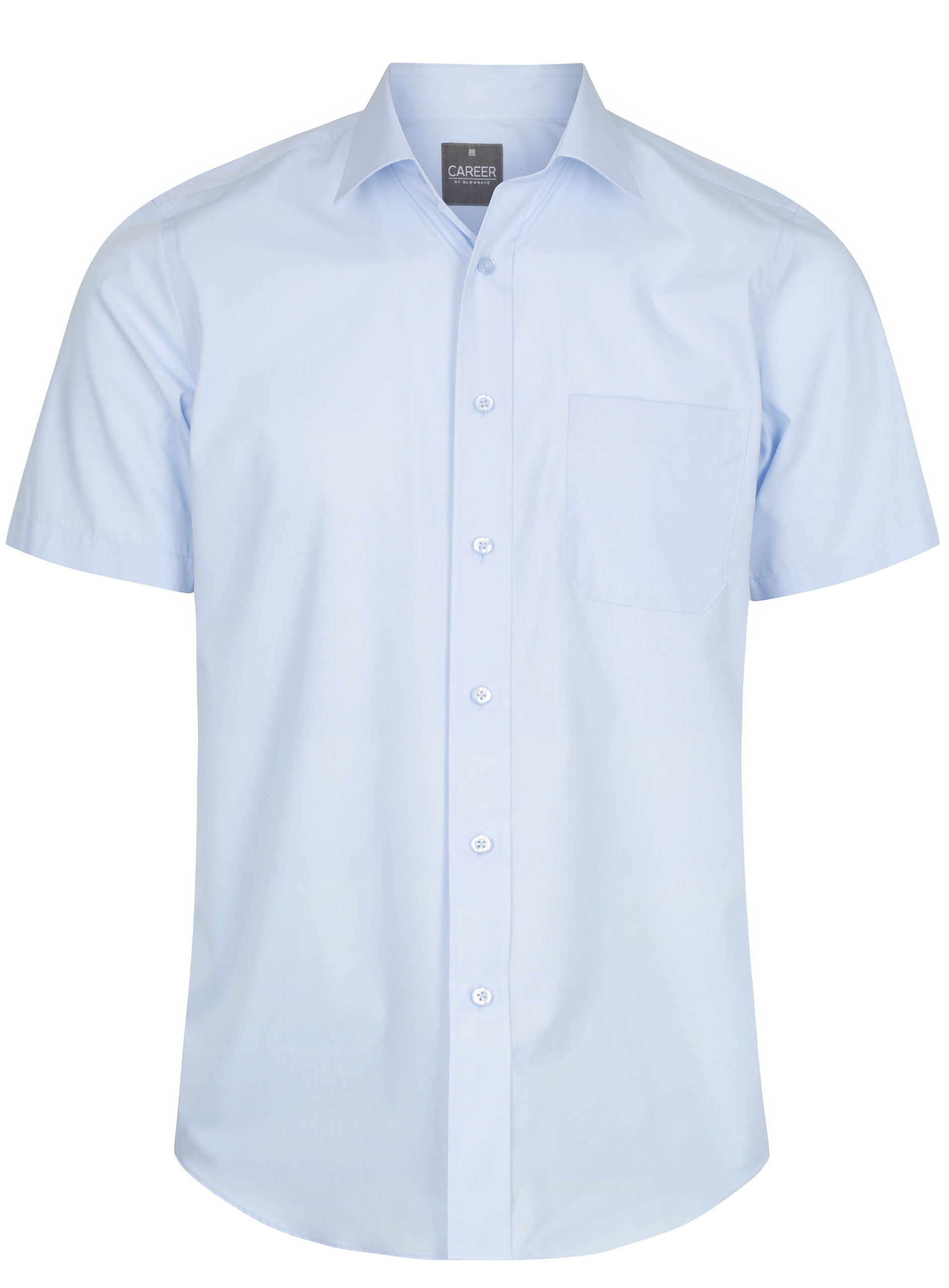 Gloweave big mens short sleeve shirts in five base colours.