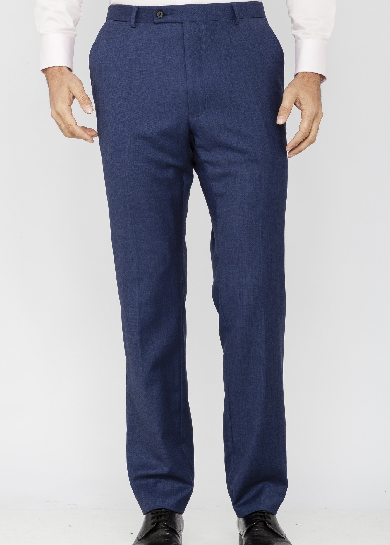 Calvin Klein Suits | CK Suit Pant Pure Wool Blue Buy Online