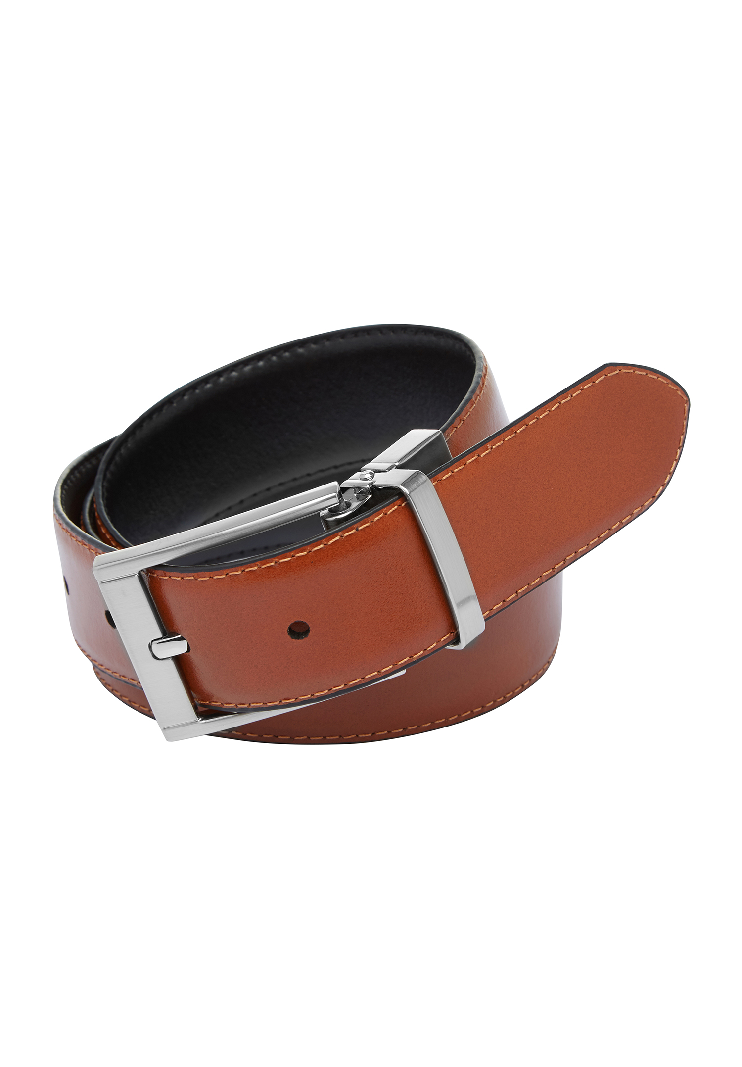 City Club Mens Reversible Leather Belt