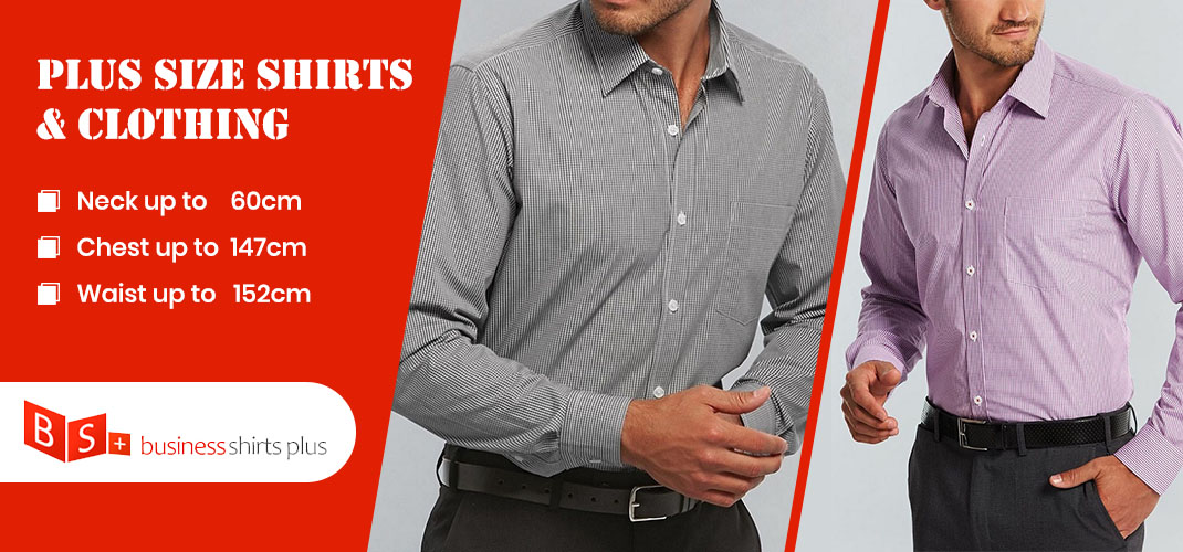 Plus Size Business Shirts