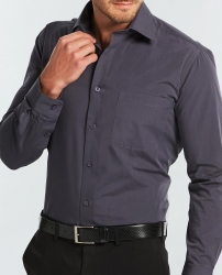 Gloweave Gloweave Plain Grey Corporate Shirts