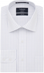 Van Heusen Van Heusen White Shirt with Fine Check