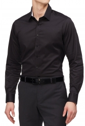 Geoffrey Beene Geoffrey Beene Plain Cotton Nylon Stretch Body Fit
