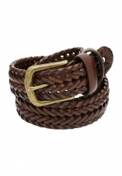 City Club City Club Leather Look Plait Belt