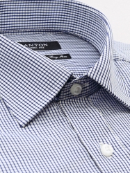 Ganton Ganton Classic Fit Fine Navy Check