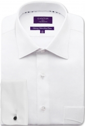 Ganton Ganton French Cuff Tailored Fit Swiss Cotton