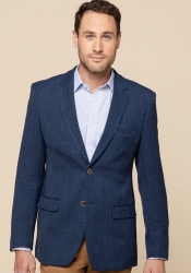 Gloweave Gloweave Blue Textured Jacket