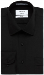 Van Heusen Van Heusen Plain Black Shirt