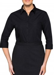 Van Heusen Van Heusen Plain 3/4 Sleeve Womens Business Shirts