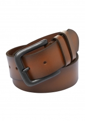 City Club City Club Leather Belt with Rolled Edge