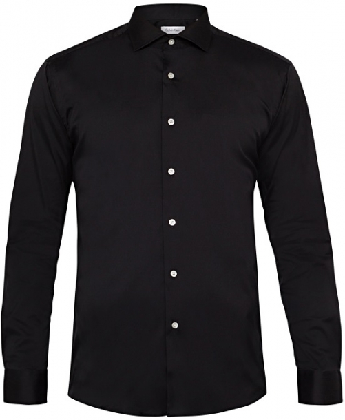 Black Shirt | Calvin Klein Shirts Plain Black Save up to 25%