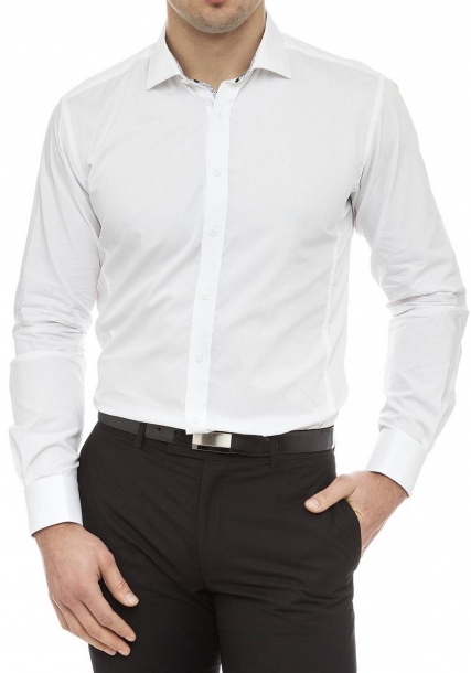 Geoffrey Beene Shirts French Cuff White Body Fit Shirt Buy Online