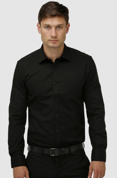 black-business-shirt
