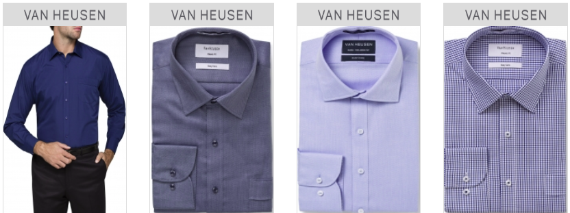 Mens Shirt Size Guide | Van Heusen Mens Shirts Size Chart